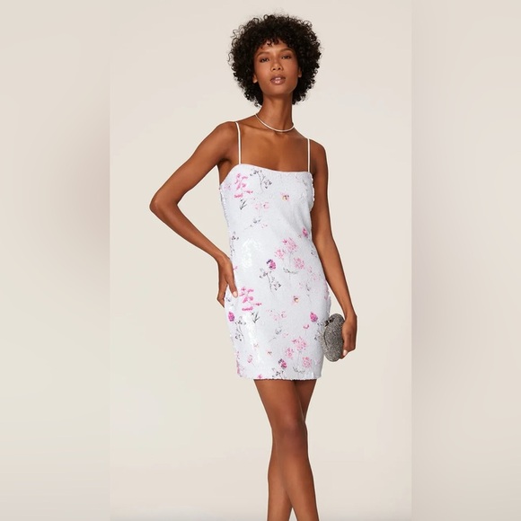 LIKELY Floral Sequin Reese Dress SIZE 12 - Picture 1 of 8